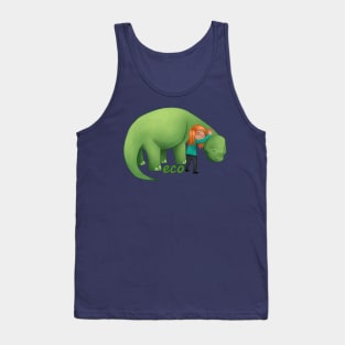 Hug A Friend! - Bronto With Girl Edition Tank Top